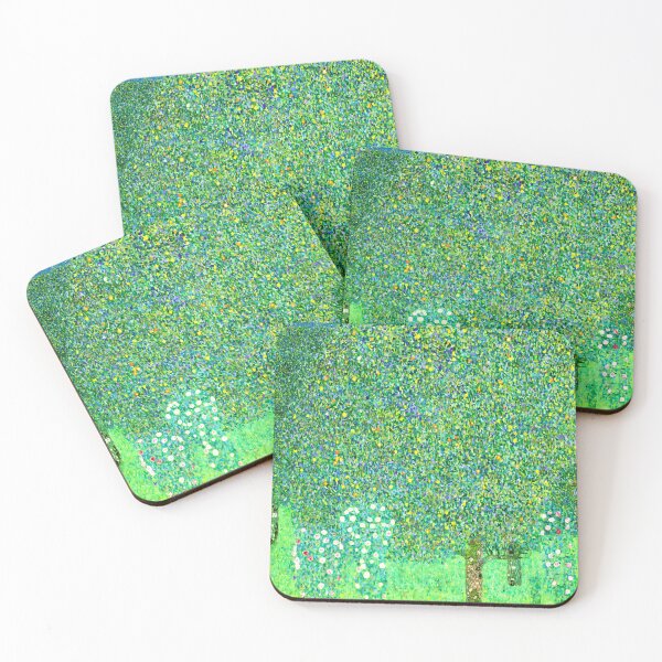 Item preview, Gustav Klimt - Rosebushes under the Trees designed and sold by ArtExpression.
