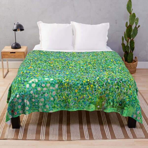 Item preview, Gustav Klimt - Rosebushes under the Trees designed and sold by ArtExpression.
