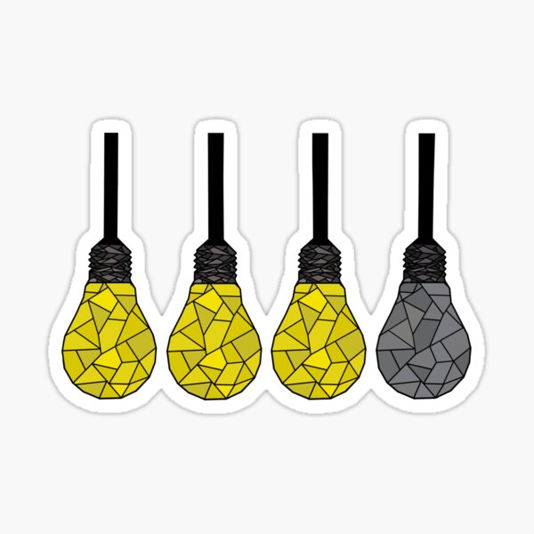 3 lumières sont allumées juge Sticker