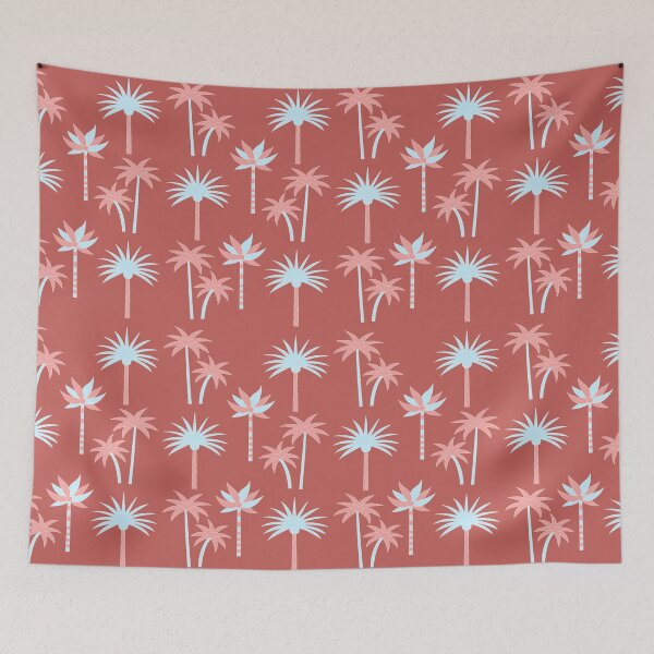 Item preview, Palm Trees - Blue Desert designed and sold by SilverPegasus.