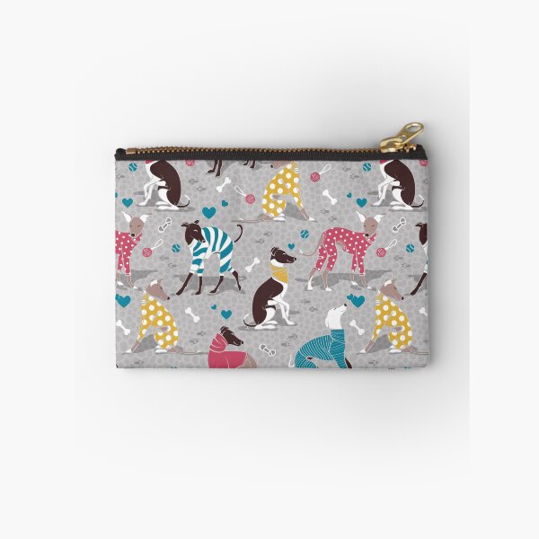 Item preview, Greyhounds dogwalk // grey background designed and sold by SelmaCardoso.
