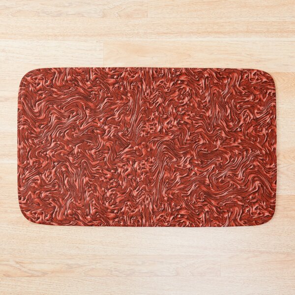Item preview, Notched red and coral, or carven curves? designed and sold by ShapesColors.