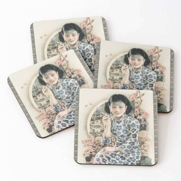 Item preview, Chinese Woman Smoking Nanyang Brothers Cigarettes Cigars Tobacco Old Advertisement  designed and sold by retroposters.