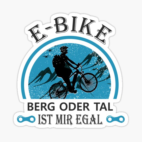 E Bike Stickers | Redbubble