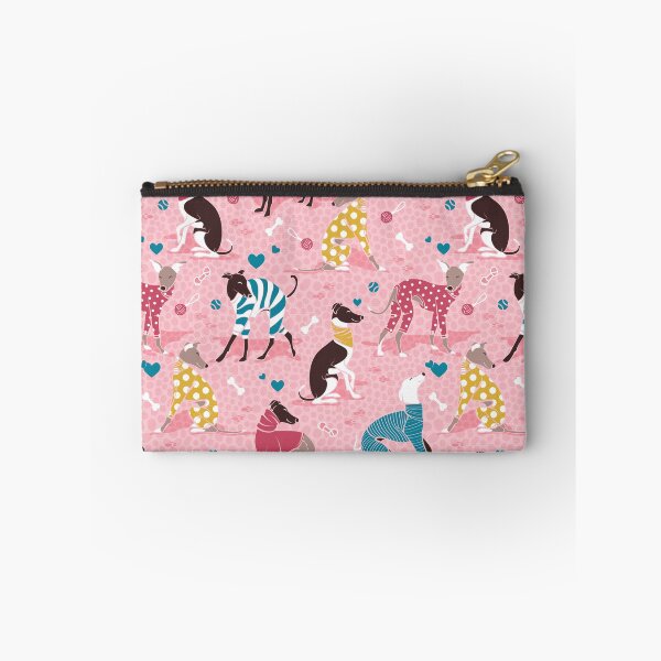 Item preview, Greyhounds dogwalk // pastel pink background designed and sold by SelmaCardoso.
