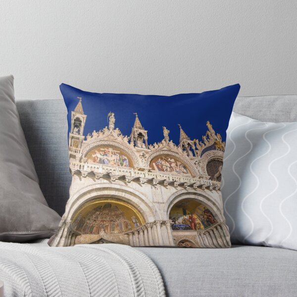 Item preview, Venice Italy Night Magic - Saint Mark Basilica di San Marco Royal Blue Sky designed and sold by Georgia Mizuleva.