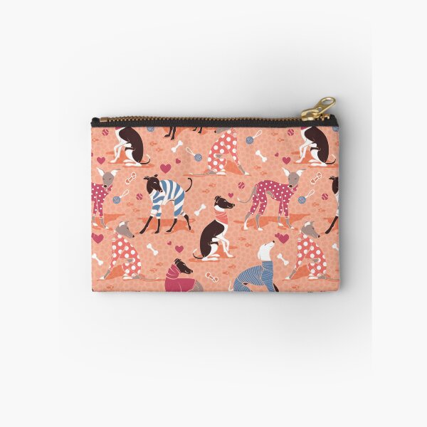 Item preview, Greyhounds dogwalk // coral background designed and sold by SelmaCardoso.
