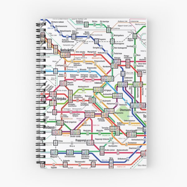 Item preview, Tokyo Subway Map Clock designed and sold by KALEIDOSCOPE UK.