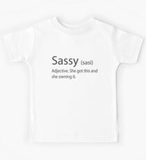 Sassy Definition Kids T-Shirt