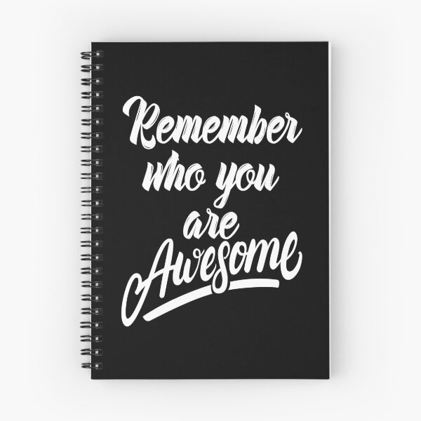 Item preview, Remember Who You Are Awesome Inspirational Quote White Lettering designed and sold by ProjectX23.
