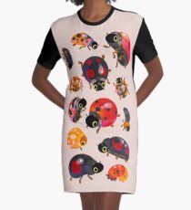 Lady beetles Graphic T-Shirt Dress