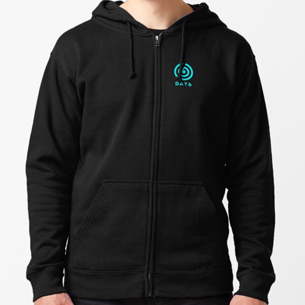 KPOP BOY GROUP DAY6 OFFICIAL LOGO Zipped Hoodie