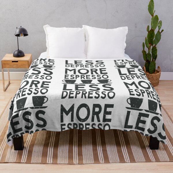 Item preview, Funny Coffee Saying More Espresso Less Depresso designed and sold by clothesy7.