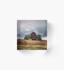 Hilltop Barn Acrylic Block
