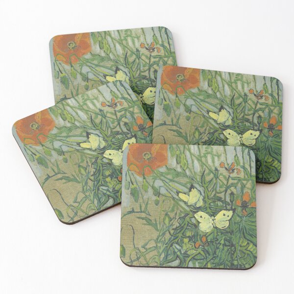 Item preview, Vincent van Gogh - Butterflies and poppies designed and sold by vakashop.