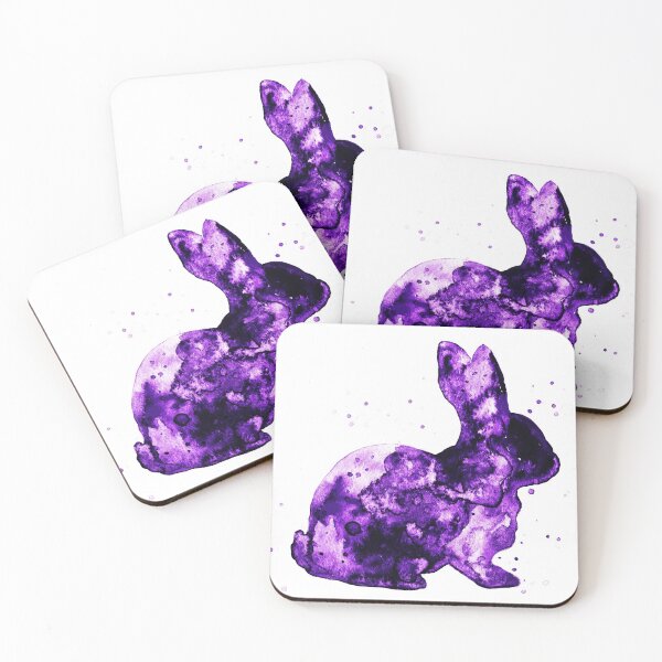 Item preview, Neon bunny, watercolor designed and sold by Luba-Ost.
