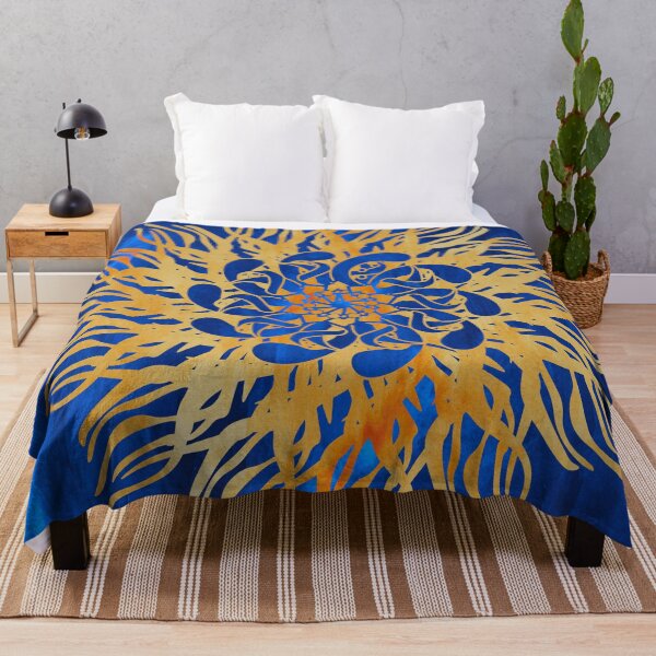 Item preview, Mandala Madness - Golden Blue designed and sold by stellapappi.