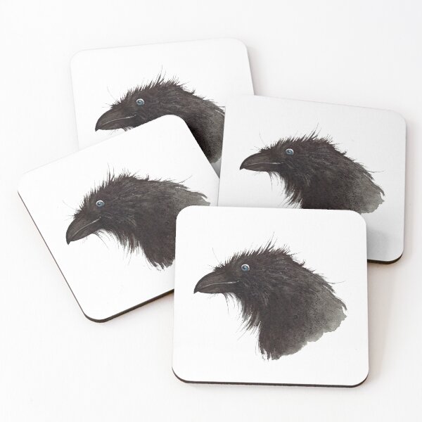 Item preview, raven - raven bird - crow - bird - jackdaw designed and sold by JunieMond.