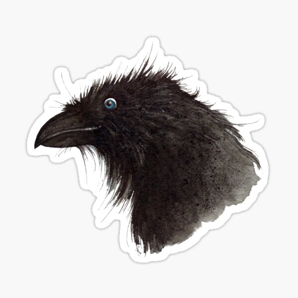 Artikel-Vorschau von Rabe - Rabenvogel - Krähe - Vogel - Dohle, designt und verkauft von JunieMond.