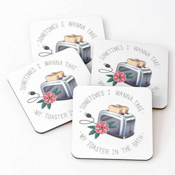 Bath Bomb (M+Ms by Blink-182) Coasters (Set of 4)