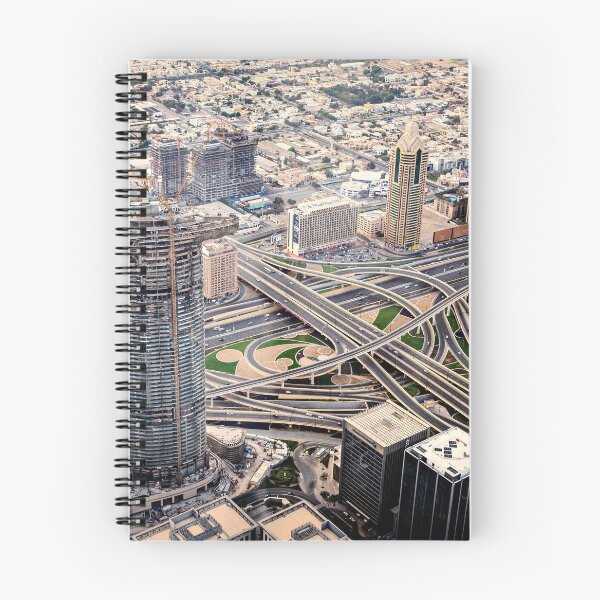 Item preview, Dubai Sheikh Zayed Road – Interchange from the top of the Burj Khalifa - UAE designed and sold by Yannik Hay.