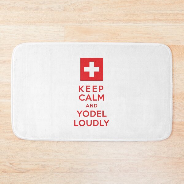 Item preview, Swiss Keep Calm and Yodel Loudly designed and sold by AntiqueImages.