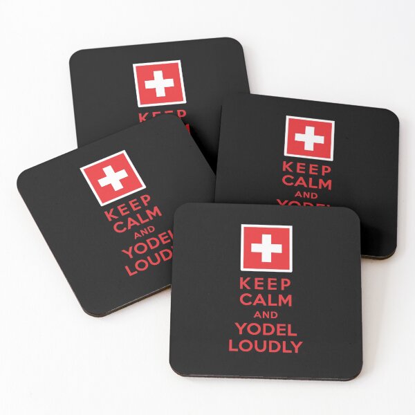 Item preview, Swiss Keep Calm and Yodel Loudly designed and sold by AntiqueImages.