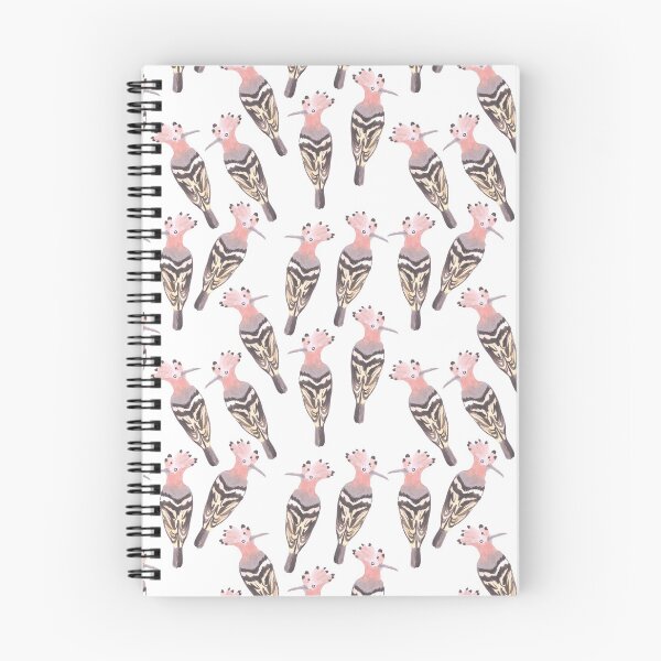 Item preview, Hoopoe or Upupa epops crown bird seamless watercolor birds painting designed and sold by Shawlin Islam.
