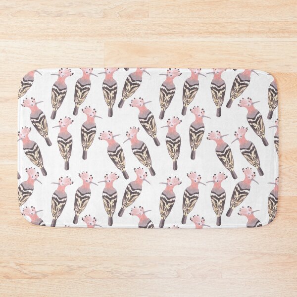 Item preview, Hoopoe or Upupa epops crown bird seamless watercolor birds painting designed and sold by Shawlin Islam.