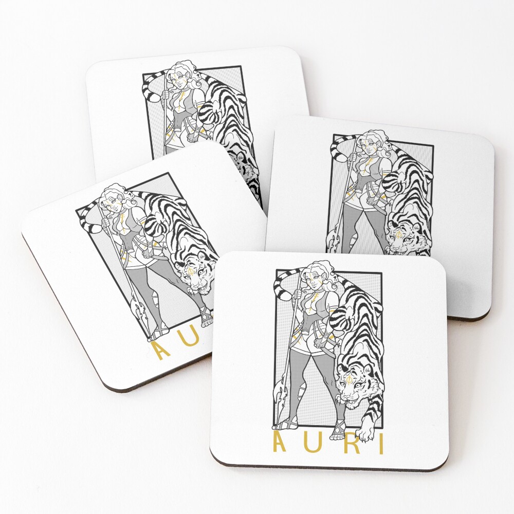 Item preview, Coasters (Set of 4) designed and sold by HandMeDownMuse.