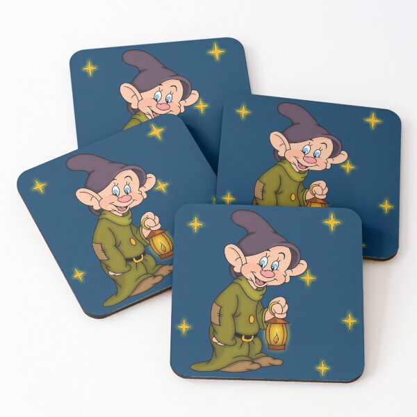 Dopey Lantern Coasters (Set of 4)