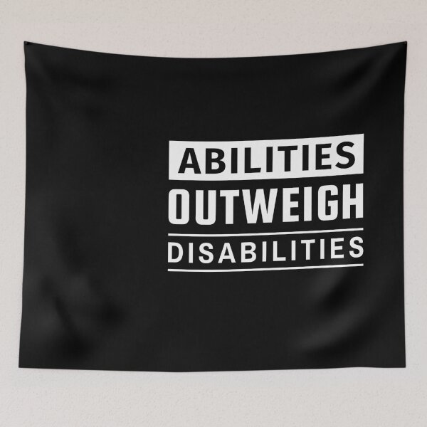 Item preview, Abilities Outweigh Disabilities Special Ed Teacher Special Education, SPED Teacher, Autism Autism Awareness FT10 designed and sold by MentDesigns.