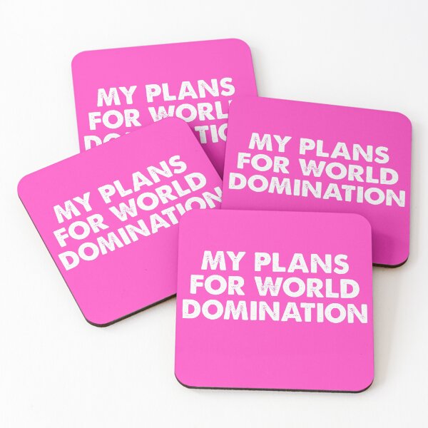 Item preview, MY PLANS FOR WORLD DOMINATION Gift designed and sold by Sarah38.