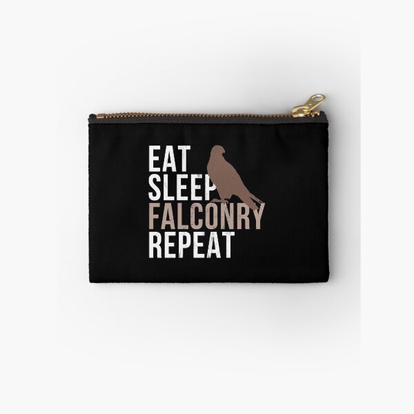 Artikelvorschau, Falcon Trainer Eat Sleep Falconry Repeat Tee entworfen und verkauft von noirty.