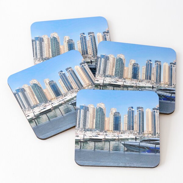 Item preview, Boats and Skyscrapers, Dubai Marina designed and sold by Yannik Hay.