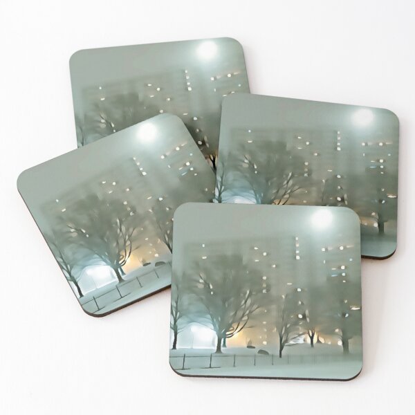 Item preview, Quiet Snowstorm Under a Street Lamp designed and sold by SeguinM.