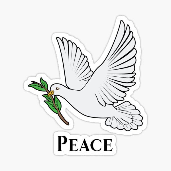 Sticker mit Dove of peace von nmdesigns1