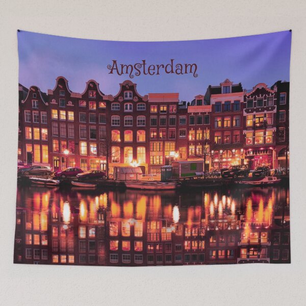 Item preview, Amsterdam Row Houses on Canal  designed and sold by mwagie.