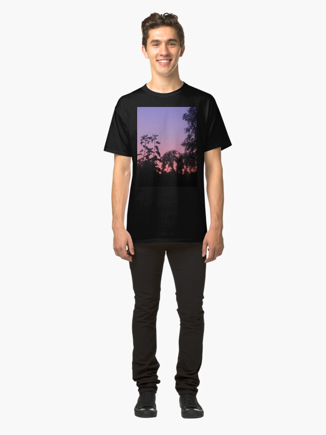 Alternate view of Sunset in the trees Classic T-Shirt