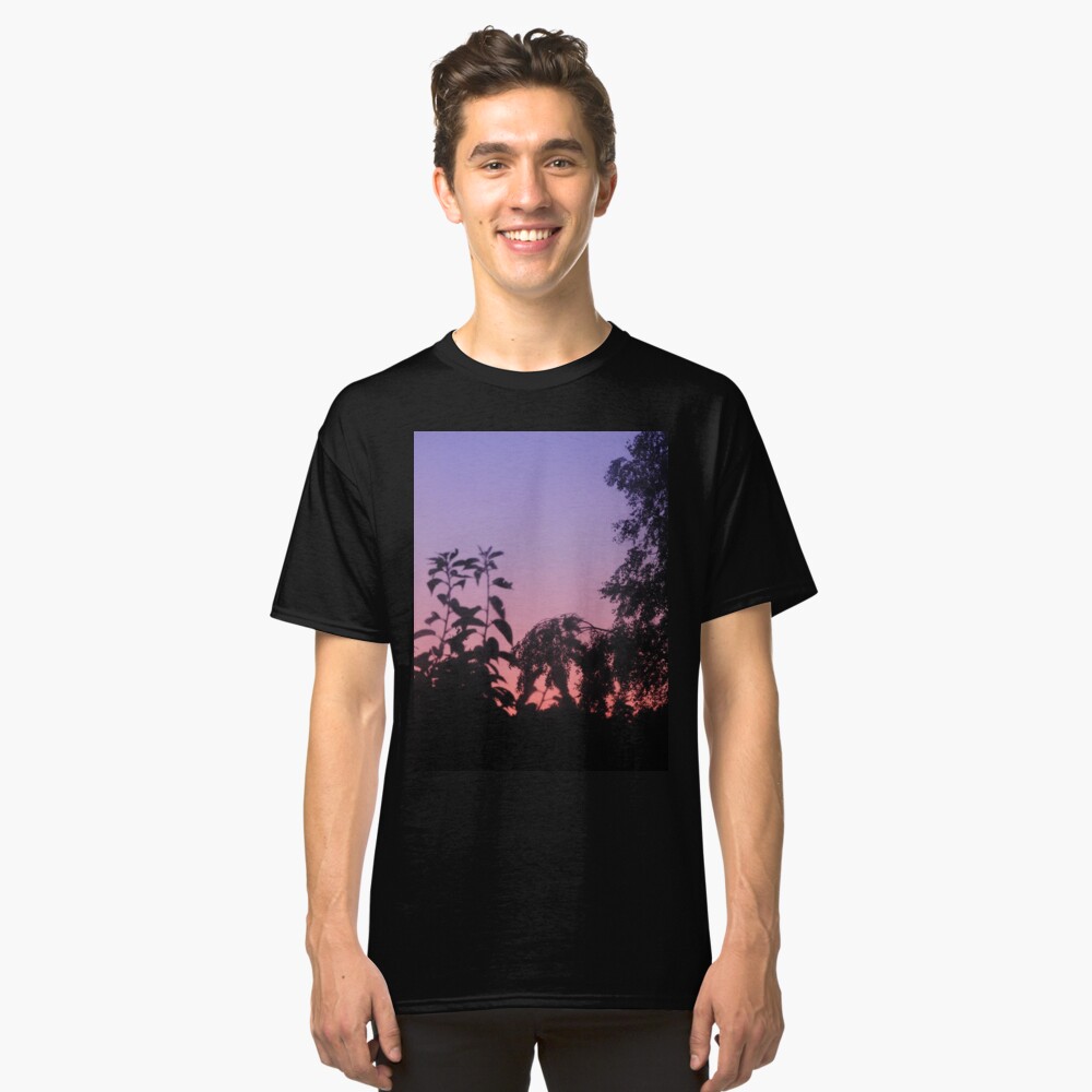 Sunset in the trees Classic T-Shirt