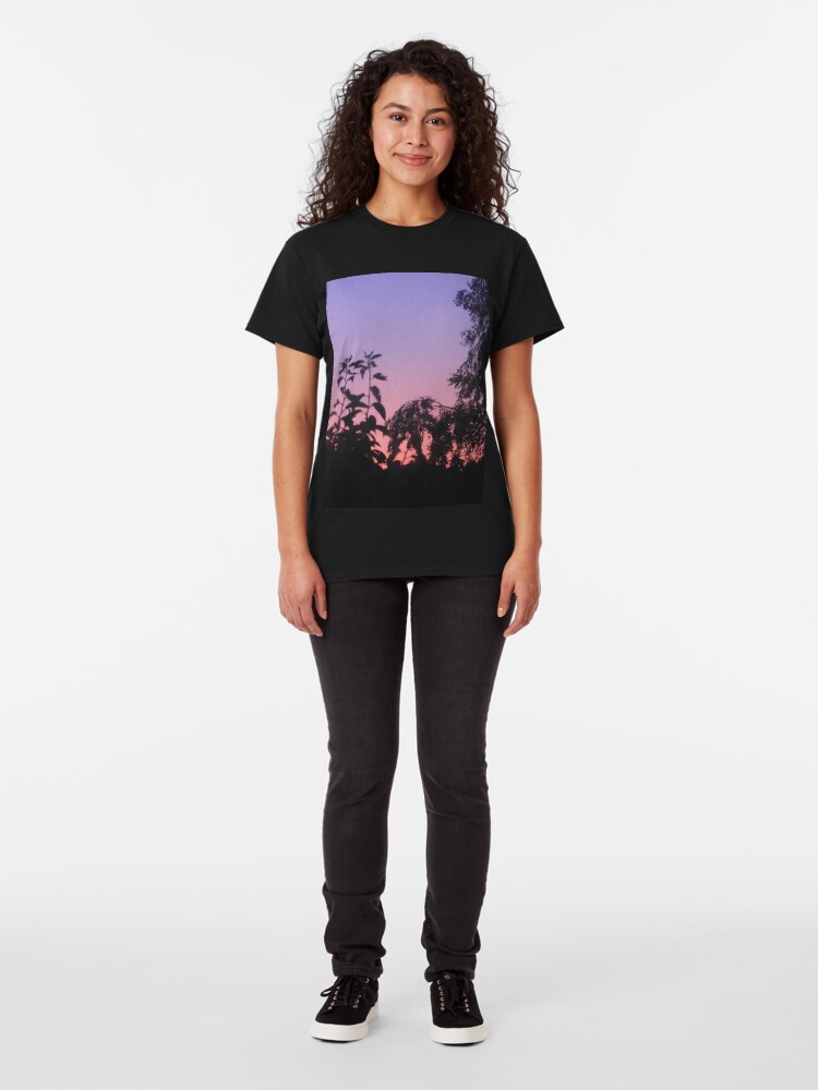 Alternate view of Sunset in the trees Classic T-Shirt
