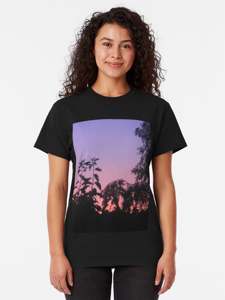Alternate view of Sunset in the trees Classic T-Shirt