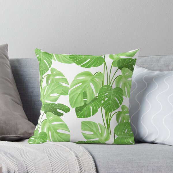 Item preview, Monstera tropical plants pattern designed and sold by Katbydesign.