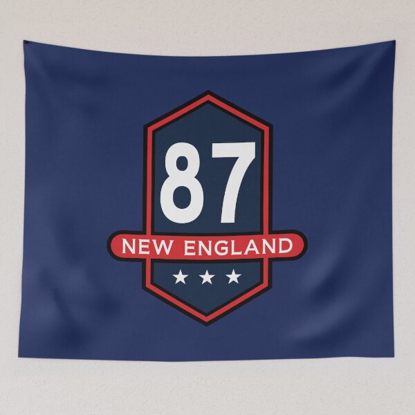 Item preview, New England 87 Emblem designed and sold by bobthesportsguy.