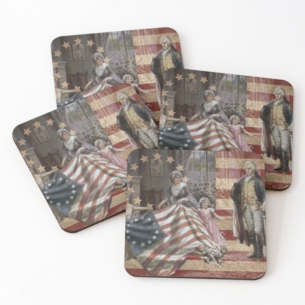 Item preview, Betsy Ross Showing The Flag designed and sold by FantasySkyArt.