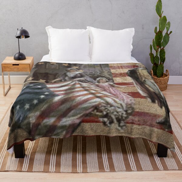 Item preview, Betsy Ross Showing The Flag designed and sold by FantasySkyArt.