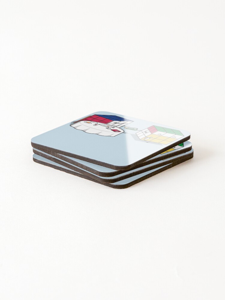 Imagen 4 de 5, Posavasos (lote de 4) con la obra Enter code!, diseñada y vendida por Raffiti.