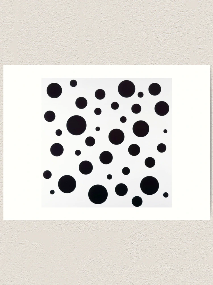 YAYOI KUSAMA B & W DOTS | Art Print