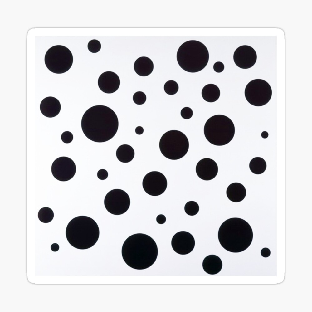 YAYOI KUSAMA B & W DOTS 