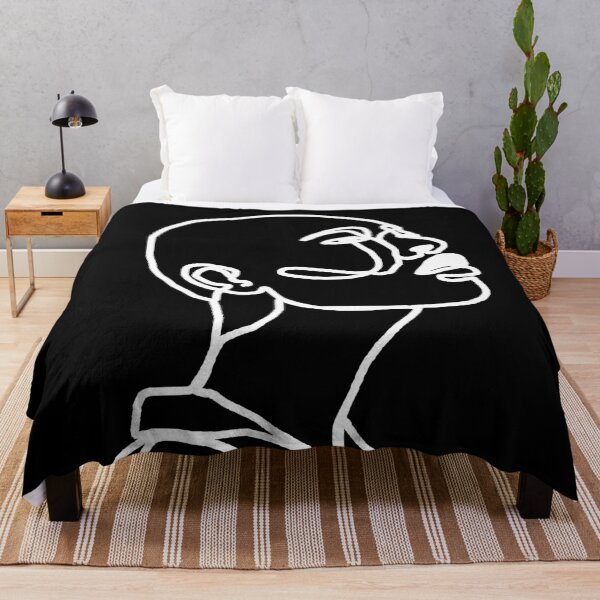 Item preview, Black Woman One Line Art designed and sold by trajeado14.